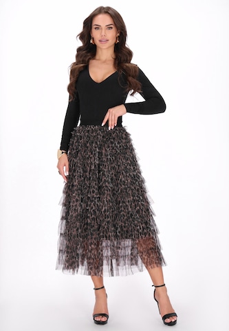 faina - Saia em castanho