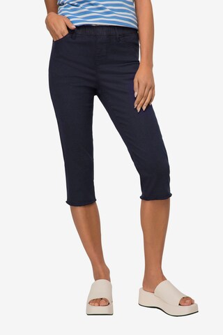 Skinny Pantalon LAURASØN en bleu : devant