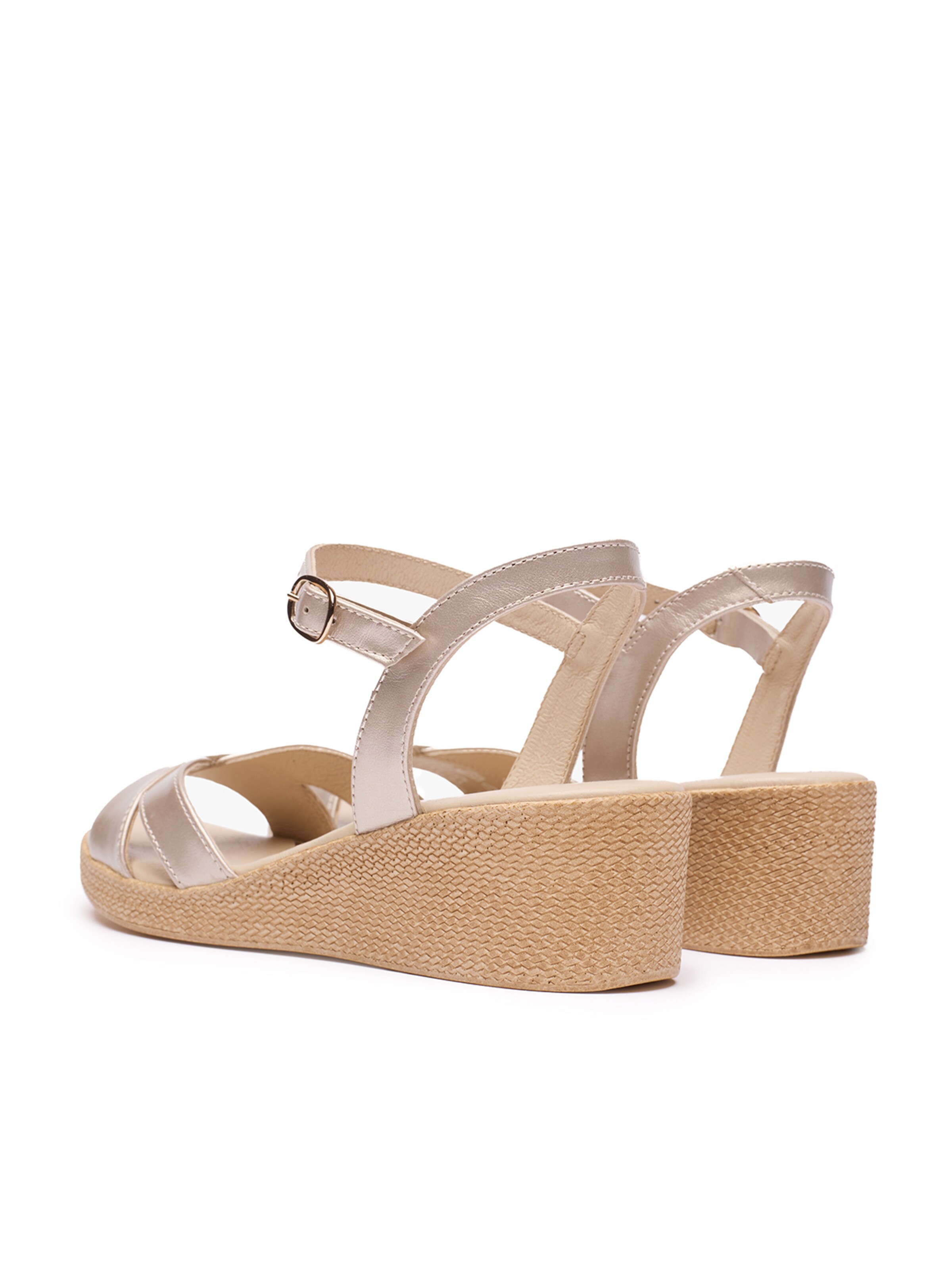 RYŁKO Босоножки с ремешком в Бежевый