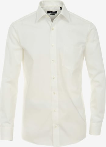 VENTI Regular fit Business Shirt in Beige: front