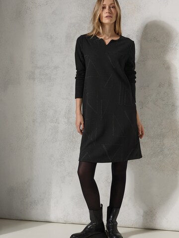 CECIL Knitted dress in Black: front