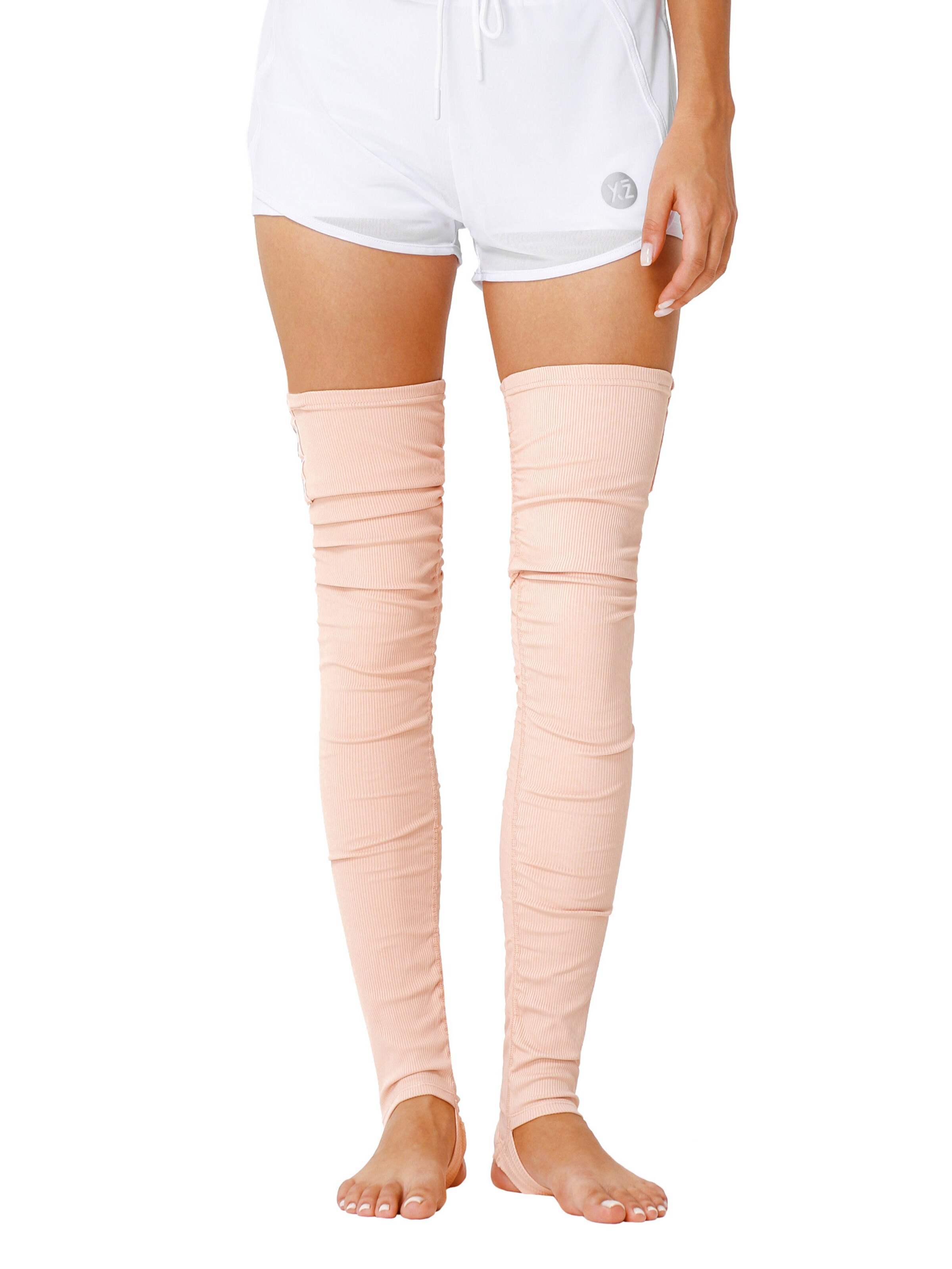 oranžinė YEAZ Kojinaitės virš kelių 'Crunch': priekis