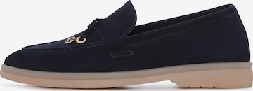 CESARE GASPARI Mocassins in Blauw: voorkant