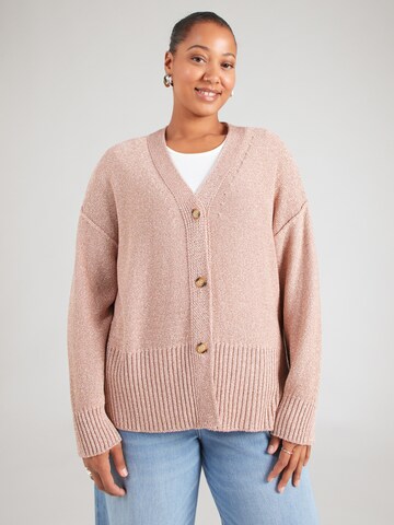 Persona by Marina Rinaldi Pletena jopa 'TABACCO' | roza barva: sprednja stran