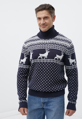 Finn Flare Sweater in Blue: front
