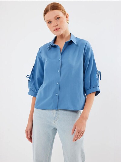 Bigdart Bluse in S in himmelblau, Produktansicht