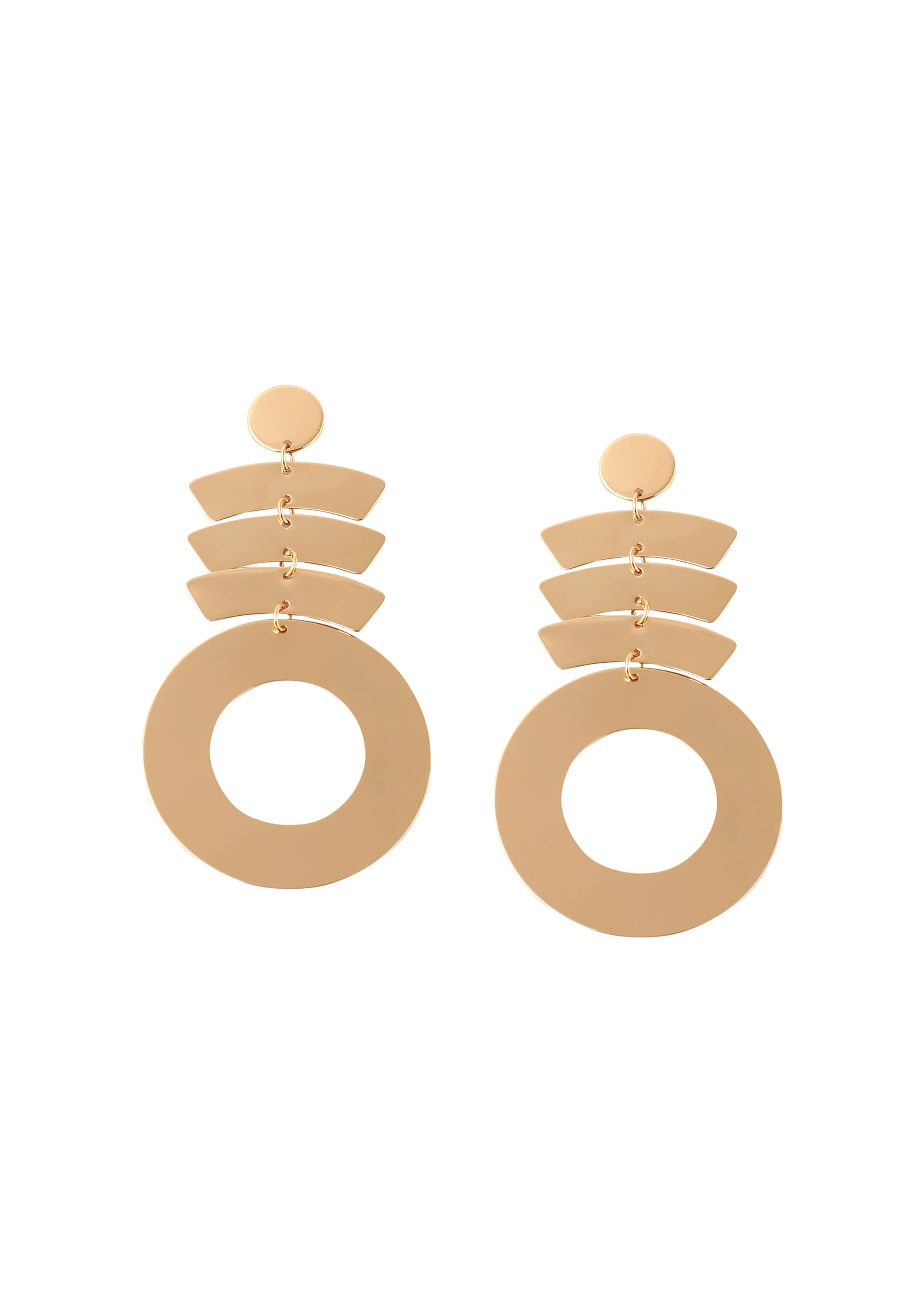 SOHI Серьги 'Kristin' в Золотой: спереди