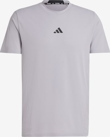 T-Shirt fonctionnel ADIDAS PERFORMANCE en gris : devant