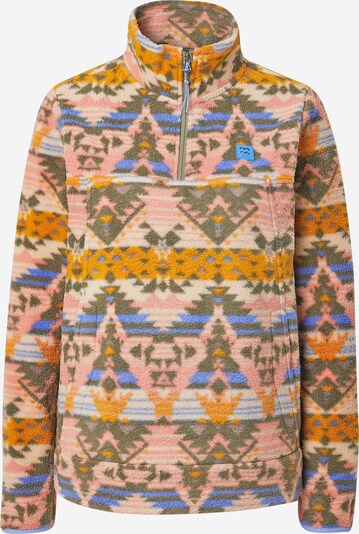BILLABONG Sportiska tipa džemperis, krāsa - debeszils / haki / oranžs / gaiši rozā, Preces skats