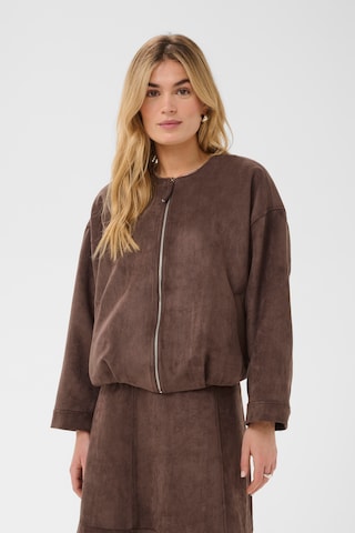 SAINT TROPEZ - Chaqueta de entretiempo en marrón: frente