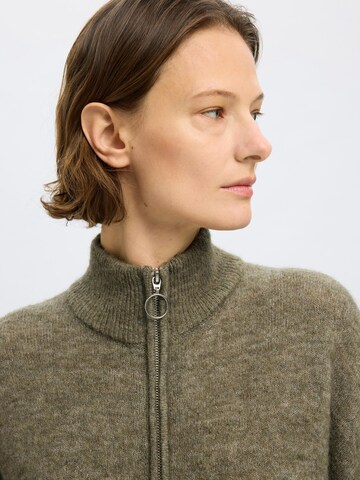 SELECTED FEMME Cardigan i grøn