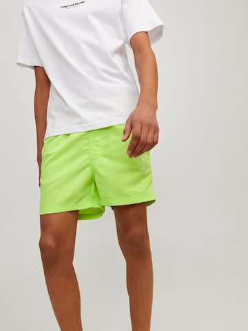 Jack & Jones Junior Σορτσάκι-μαγιό 'JPSTFiji' σε πράσινο
