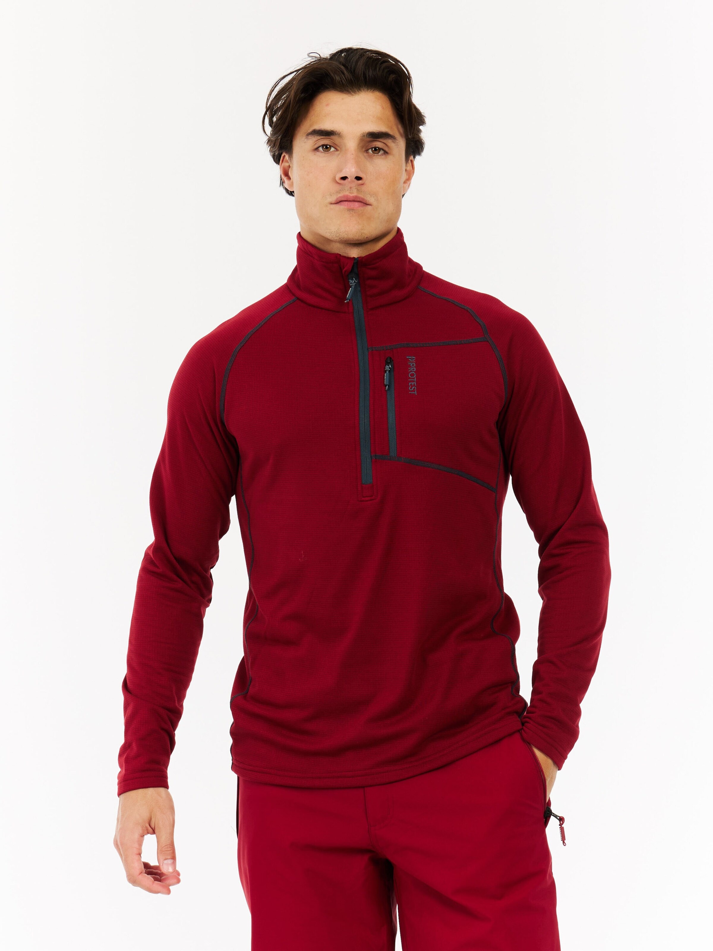 Sweat de sport 'PRTRekody' PROTEST en rouge : devant