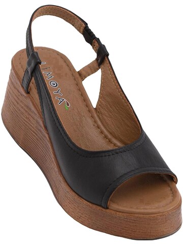 Limoya Slingback Pumps 'Heiraten' in Black: front