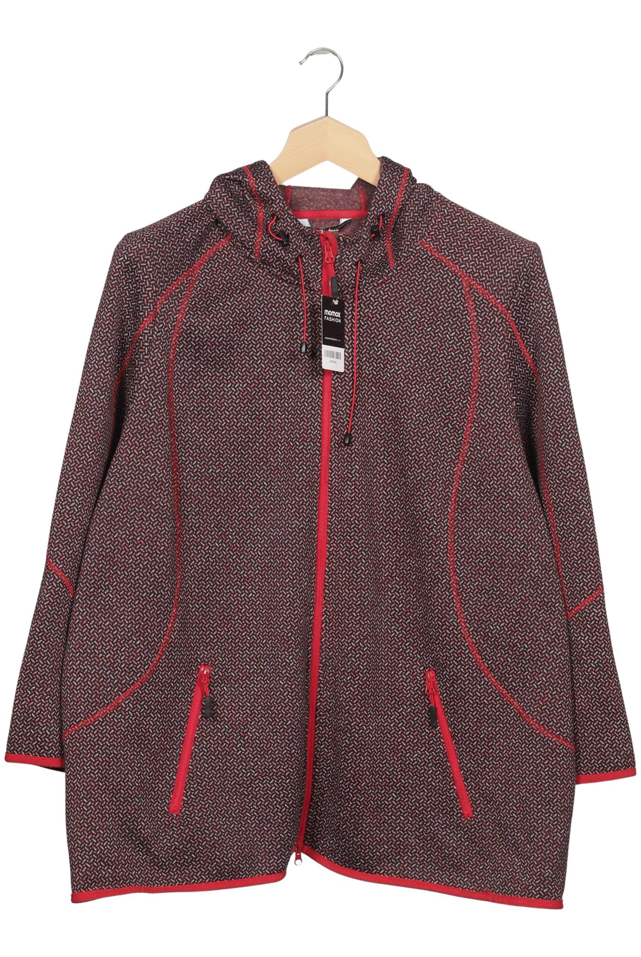 Ulla Popken Kapuzenpullover 9XL in Rot: Vorderseite