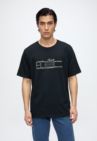 T-Shirt Petrol Industries en noir : devant