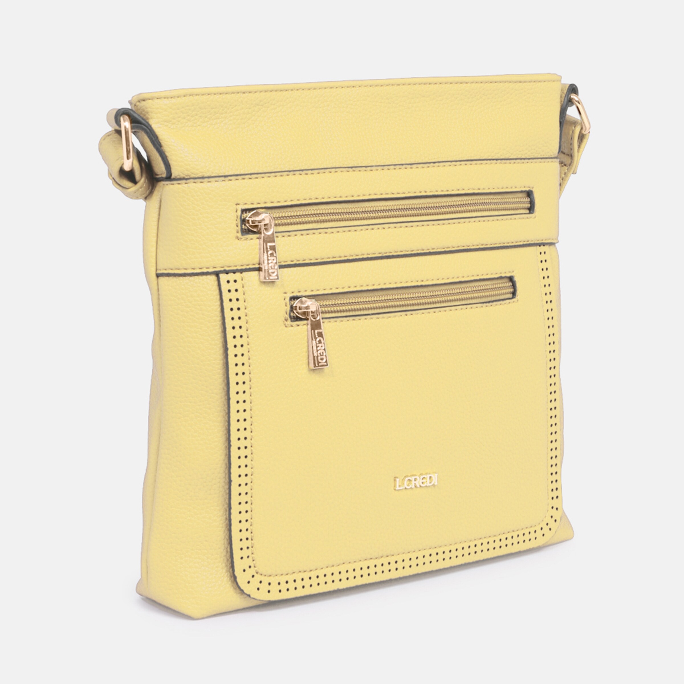 Frauen Taschen & Rucksäcke L.CREDI Tasche 'Ileana' in Gelb - LP93285 Frauen Taschen & Rucksäcke L.CREDI Tasche 'Ileana' in Gelb - LP93285