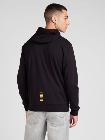 EA7 Emporio Armani Ζακέτα φούτερ σε μαύρο
