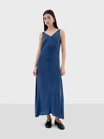 Thinking MU Dress ' SADE ' in Blue: front