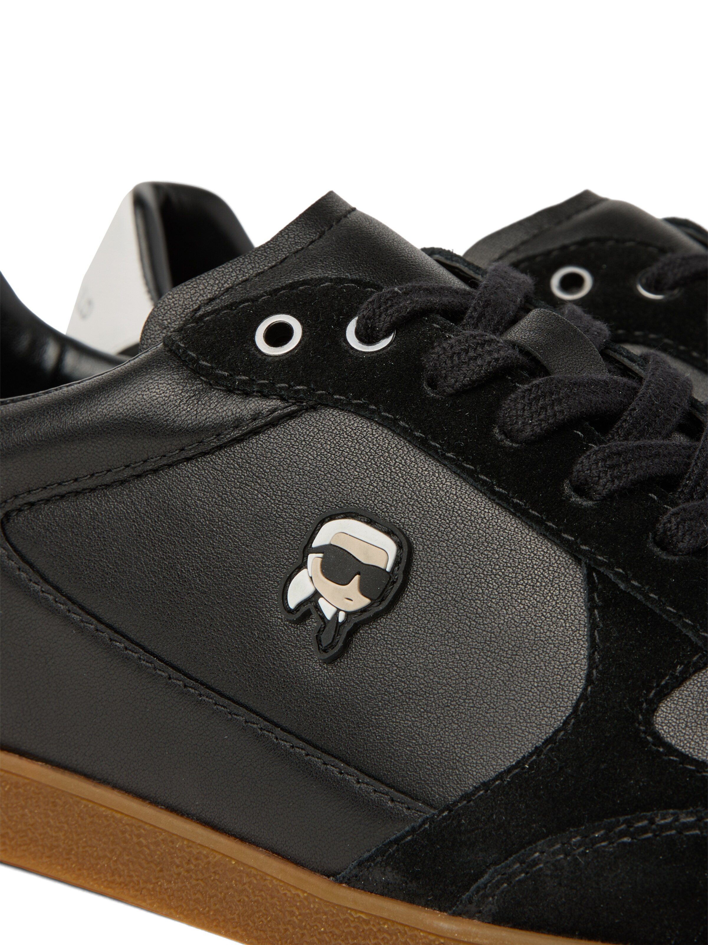 Karl Lagerfeld Matalavartiset tennarit ' Ikon NFT Kandidate Sneakers ' värissä musta