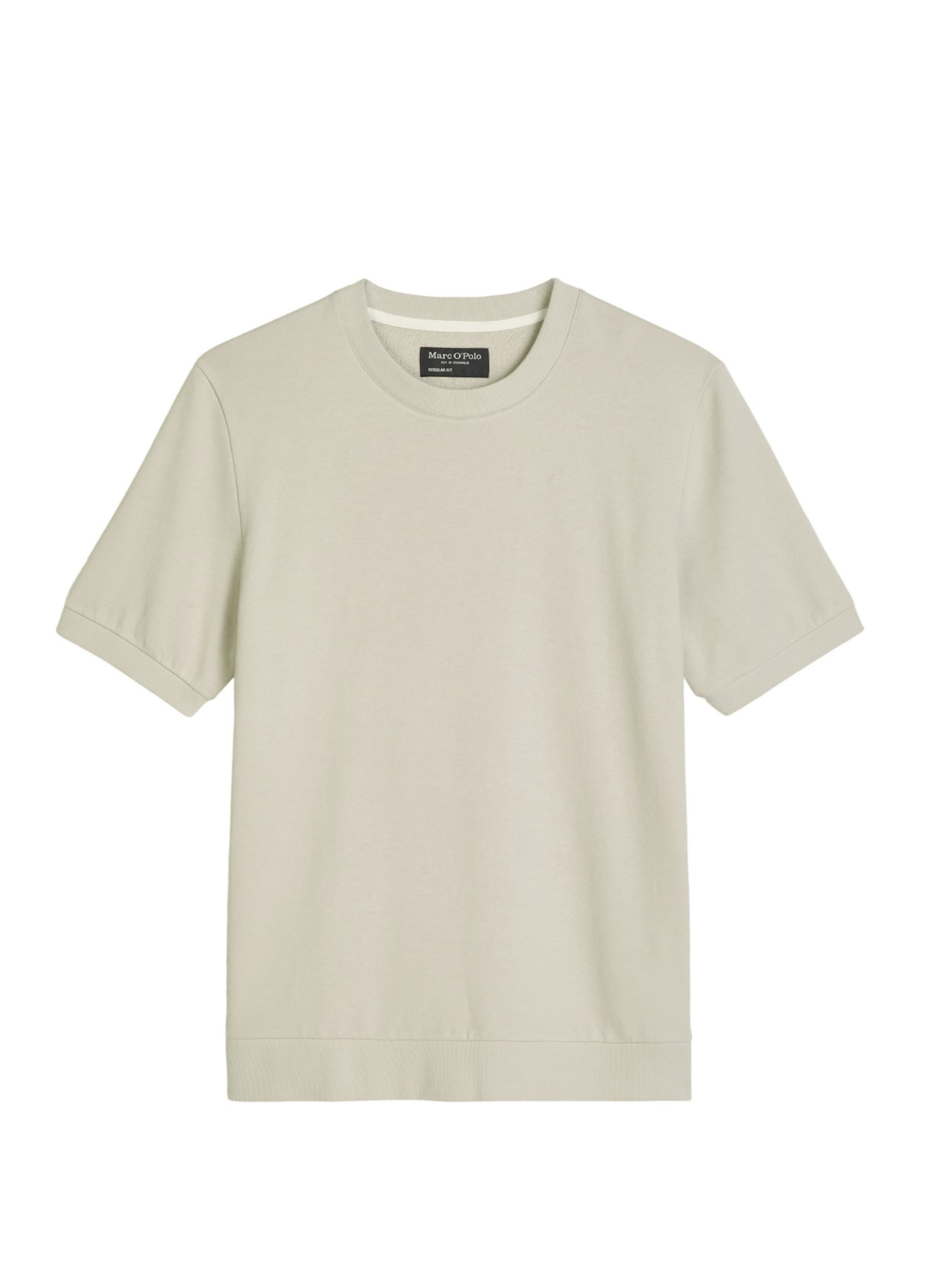 Marc O'Polo Shirt 'marc o'polo - Heren t-shirt' in Beige: voorkant