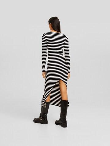 Bershka Knit dress in Black