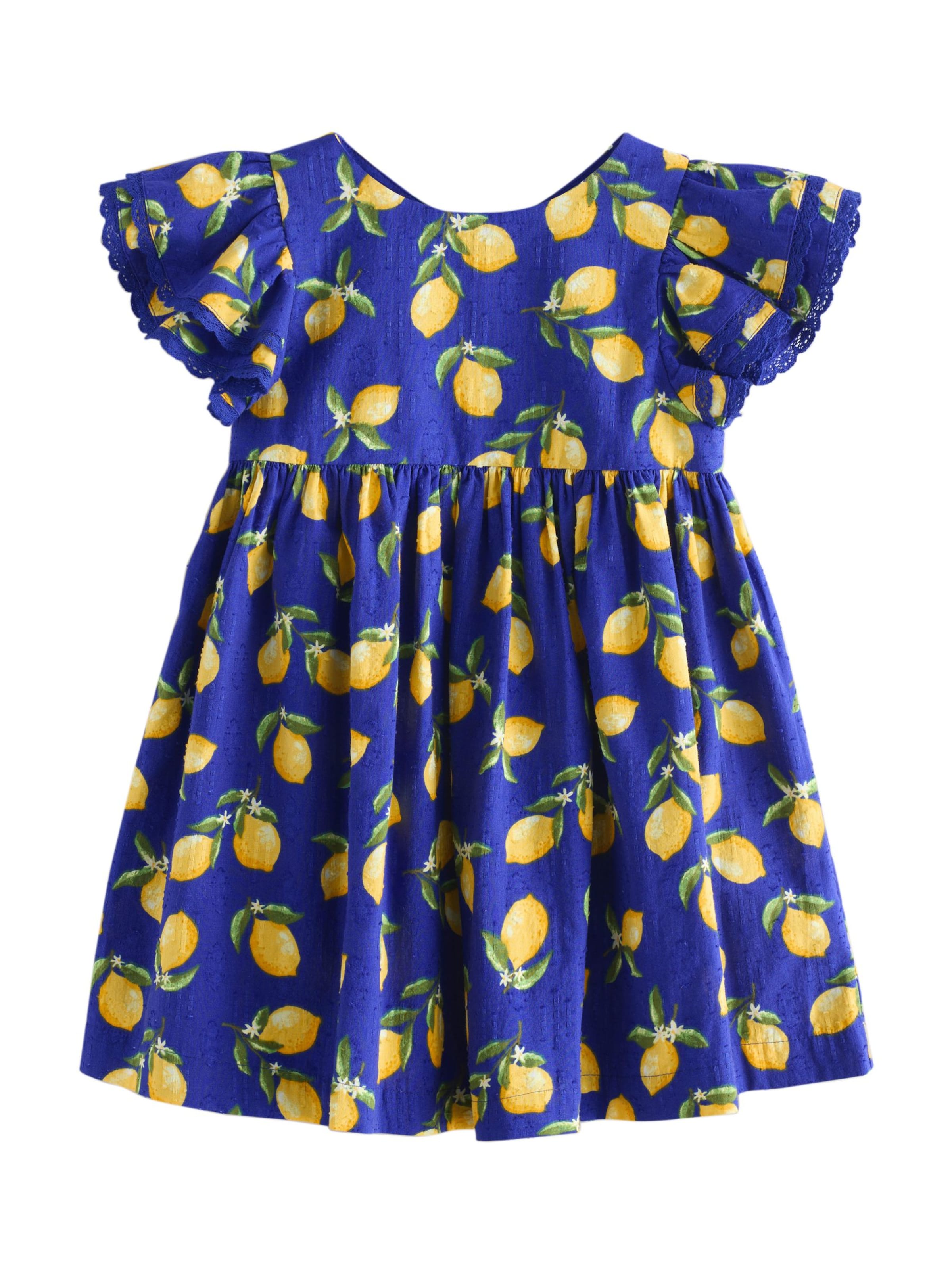 Next - Vestido en azul: frente