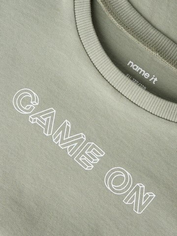 Tricou 'NKMVOTO' de la NAME IT pe gri