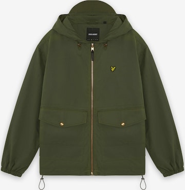 Lyle & Scott Tussenjas in Groen: voorkant
