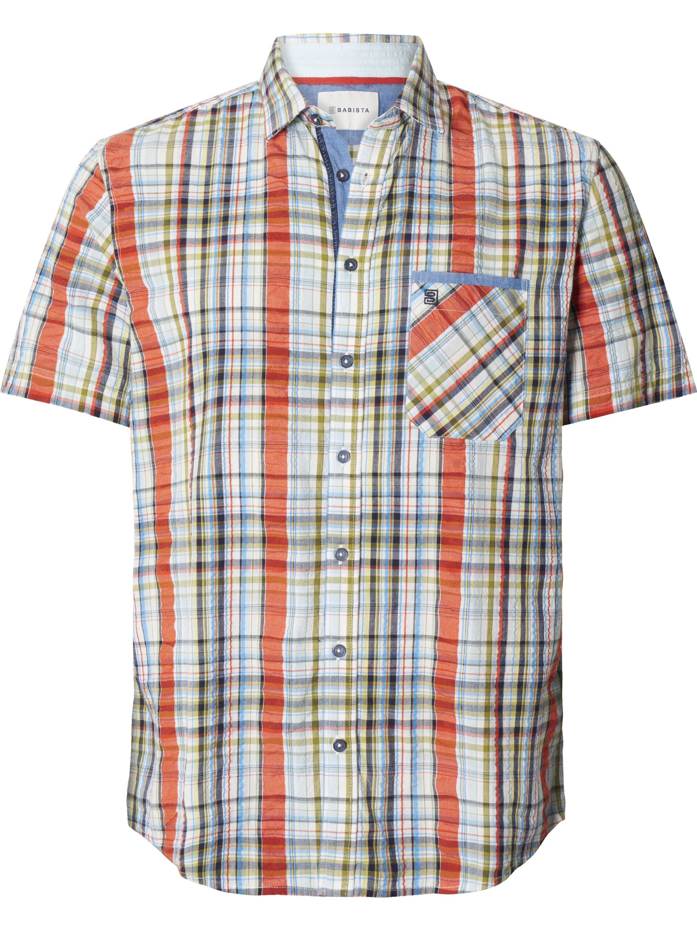 BABISTA Regular fit Button Up Shirt 'Ricobel' in Blue