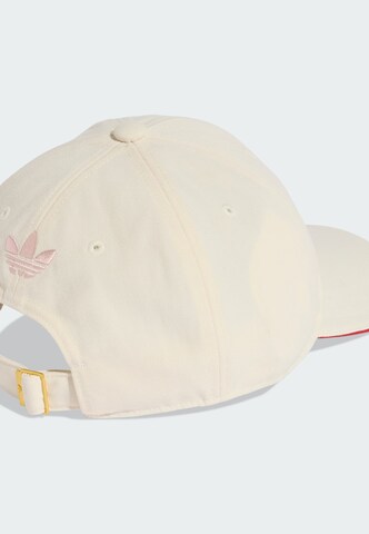 Casquette 'BASEBALL CAP WITH' ADIDAS ORIGINALS en blanc