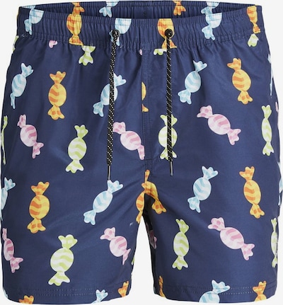 JACK & JONES Uimashortsit 'Fiji' koossa M värissä vaaleansininen / tummansininen / keltainen / roosa, Tuotenäkymä
