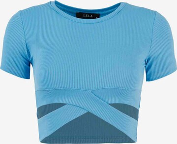 LELA Shirt in Blauw: voorkant