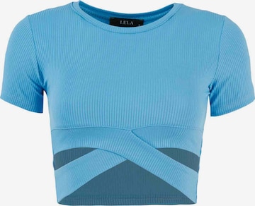 T-shirt LELA en bleu : devant