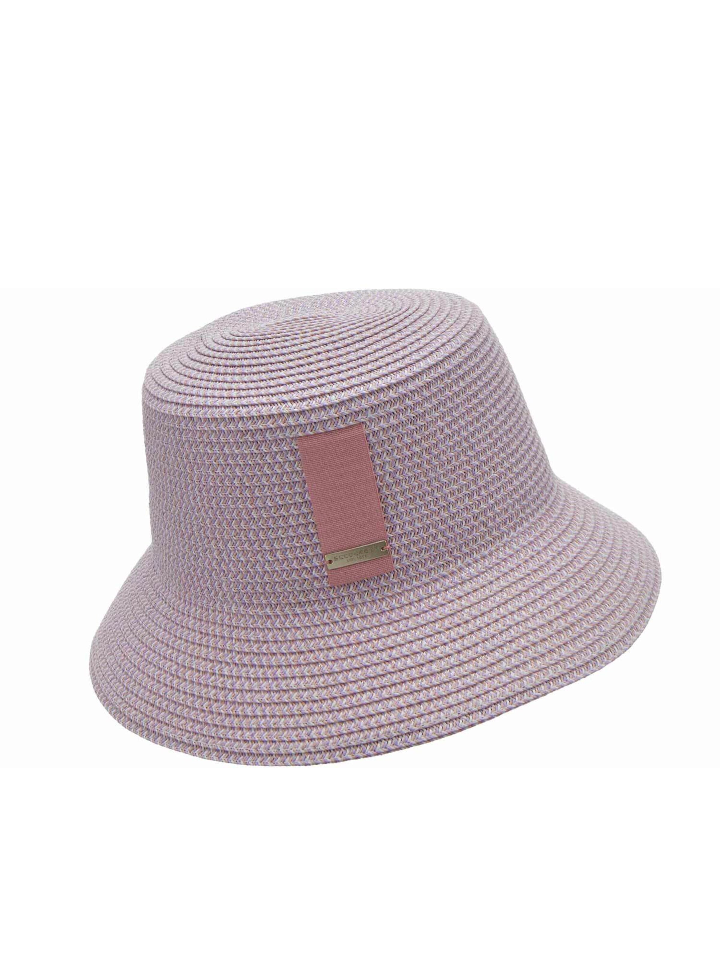 Seeberger Hat 'Hut' in Purple: front