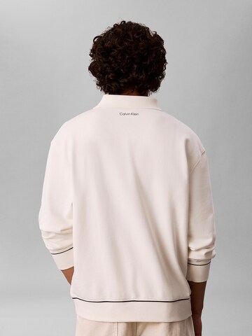 Sweat-shirt Calvin Klein Jeans en beige