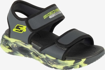 SKECHERS Sandals in Grey: front