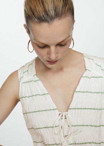 MANGO Kleid 'Morgali' in Weiß