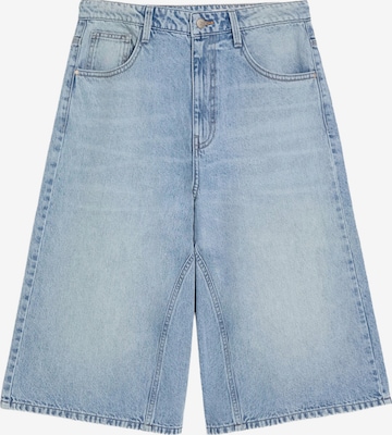 Bershka Wide Leg Farkut värissä sininen: etupuoli