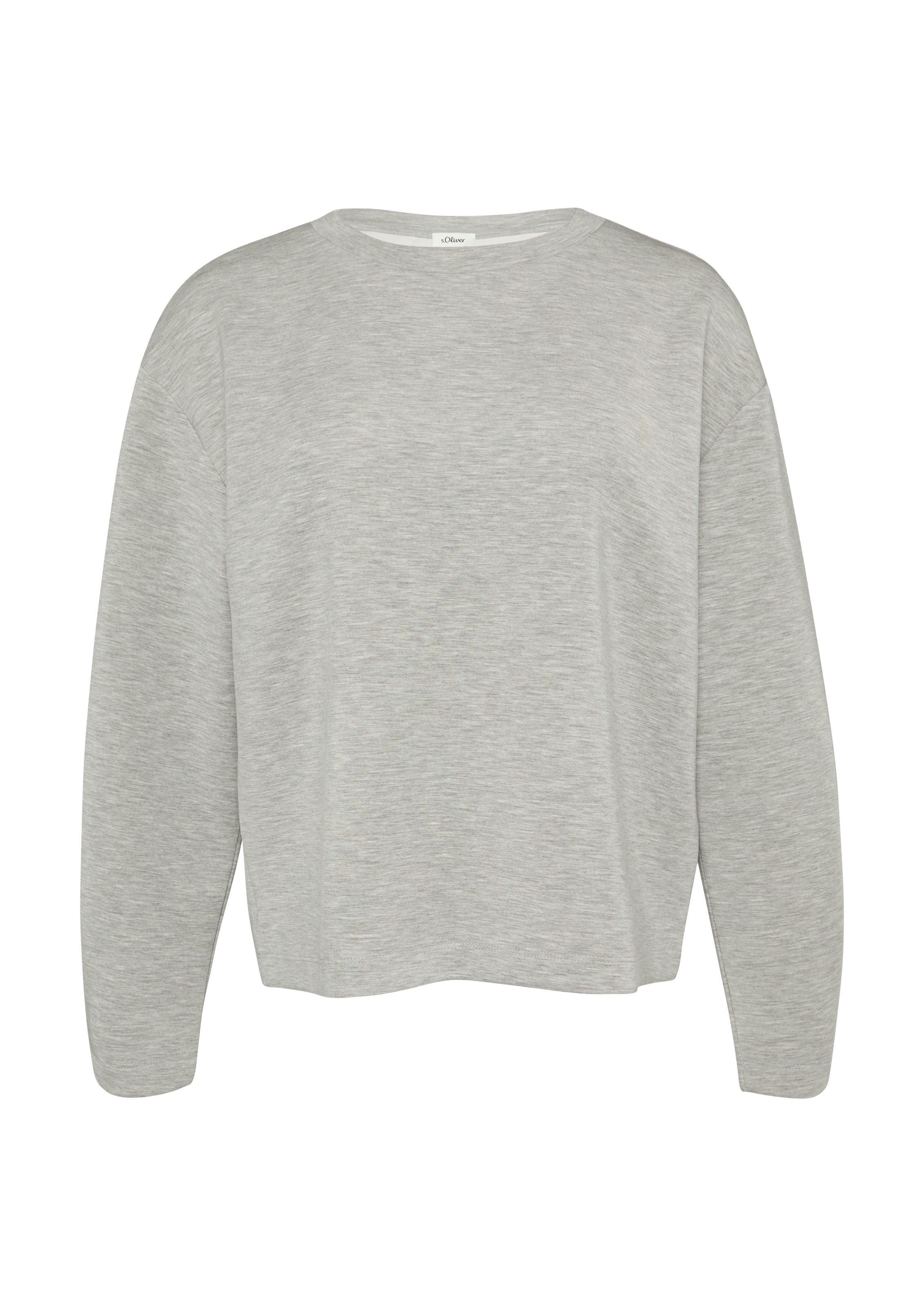 Sweat-shirt s.Oliver en gris : devant