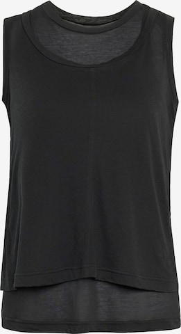 ADIDAS SPORTSWEAR - Top deportivo 'Soft Lux' en negro: frente