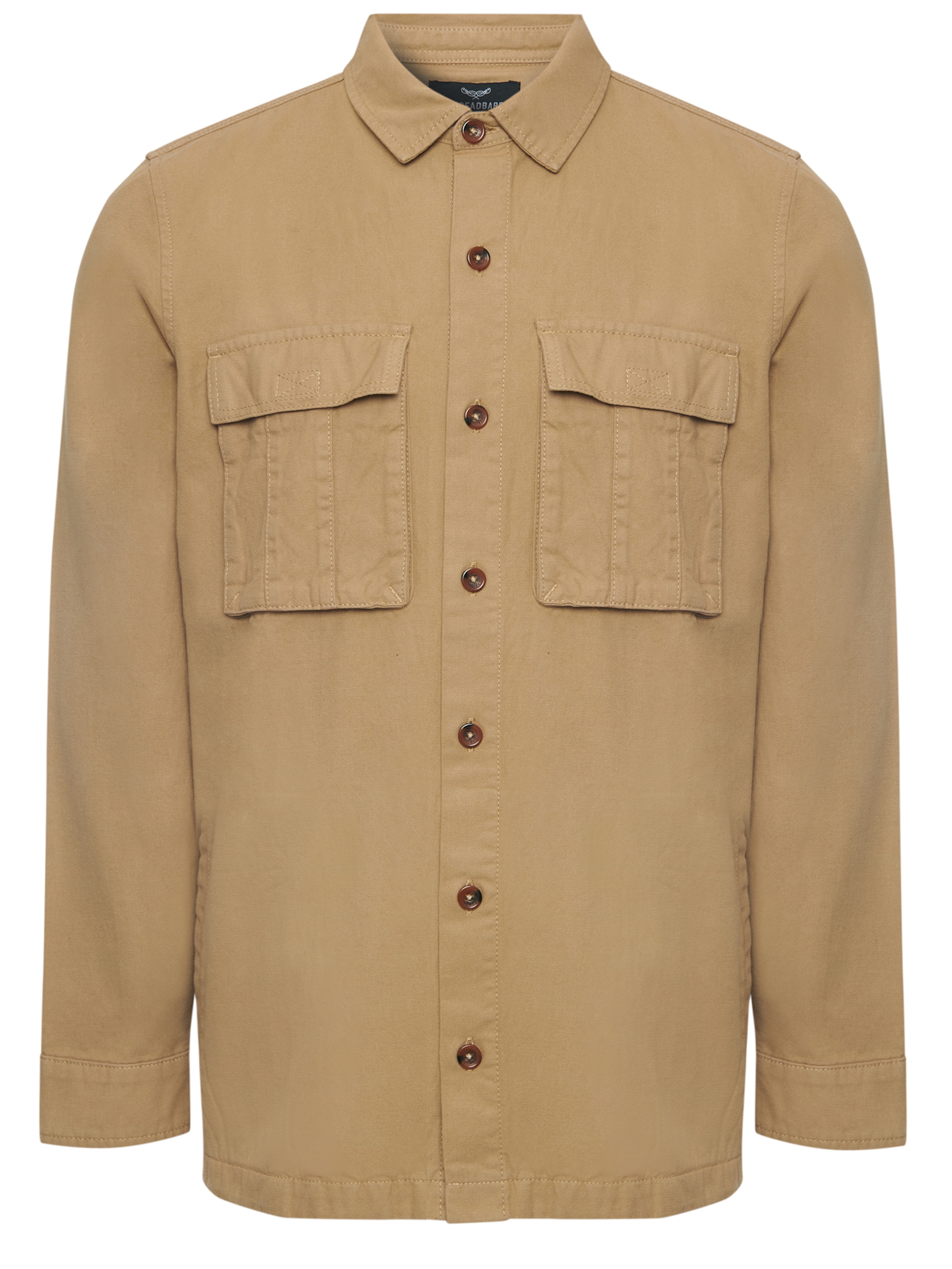 Threadbare Regular Fit Jacke in Braun: Vorderseite