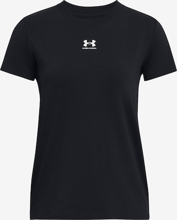 UNDER ARMOUR Functioneel shirt in Zwart: voorkant