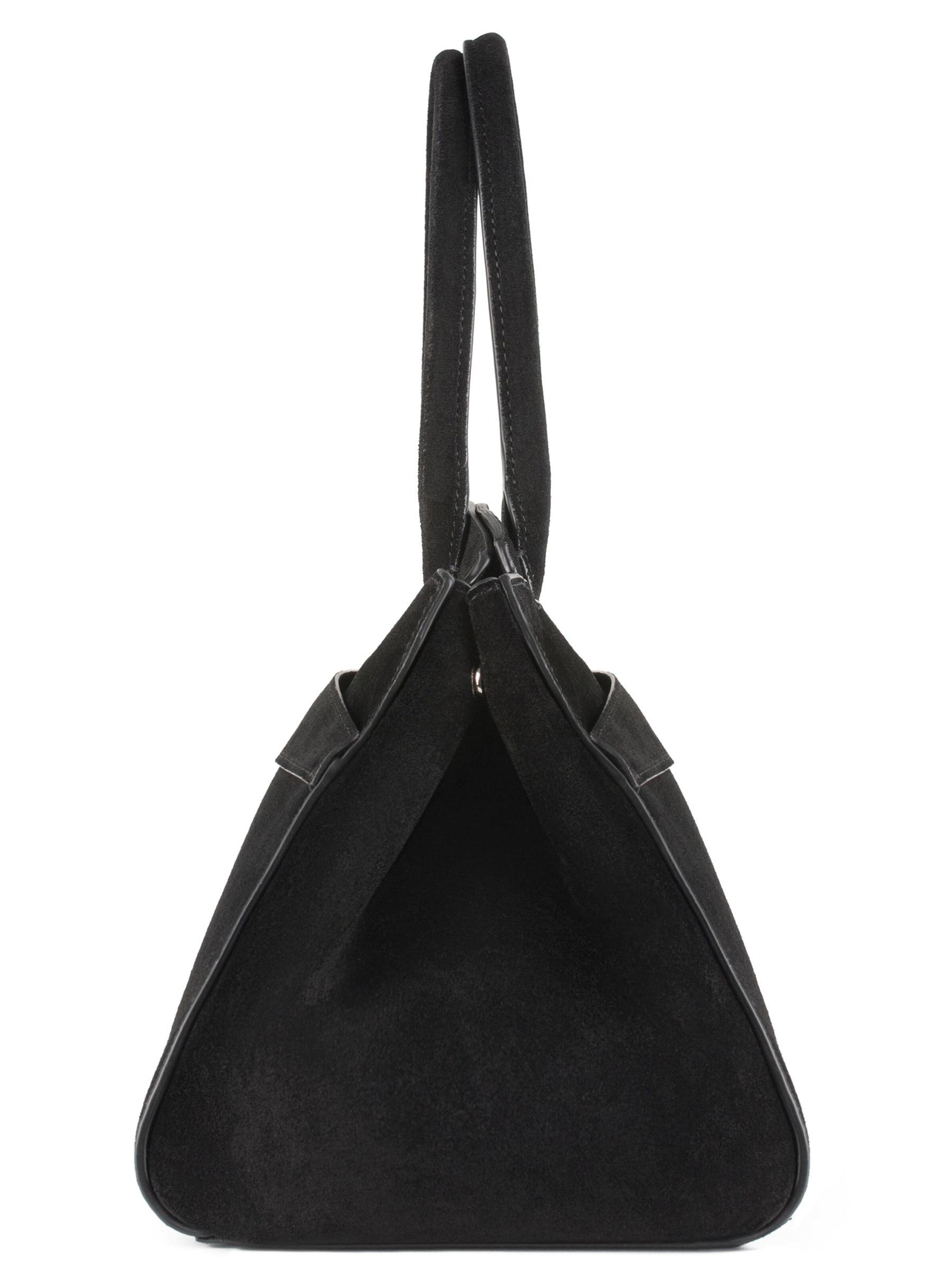 L37 HANDMADE SHOES Håndtaske 'ARRIVEDERCI ROMA' i sort