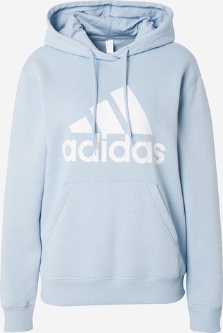 ADIDAS SPORTSWEAR Αθλητική μπλούζα φούτερ 'Essentials' σε μπλε: μπροστά