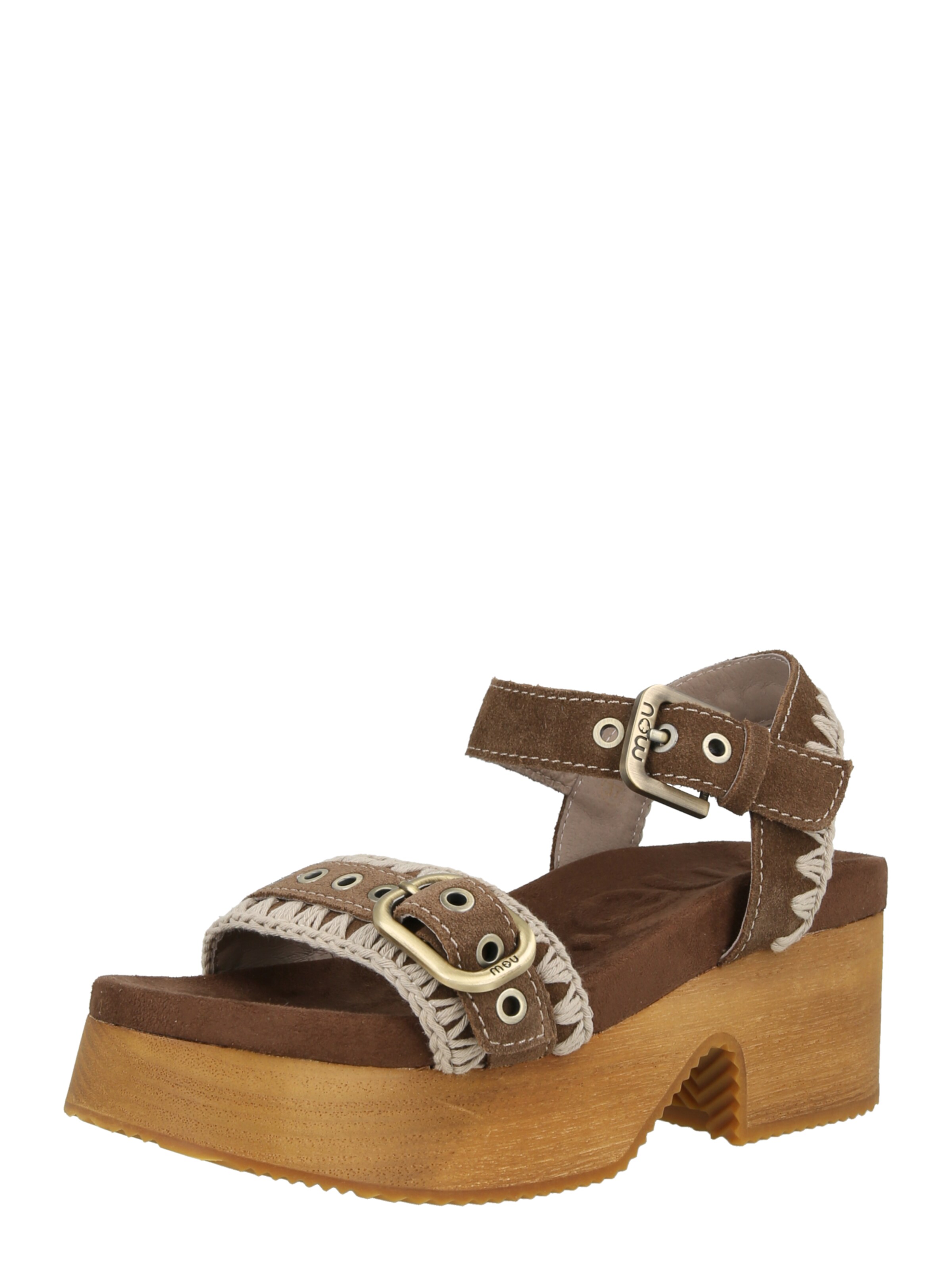 MOU Sandale in Braun: Vorderseite
