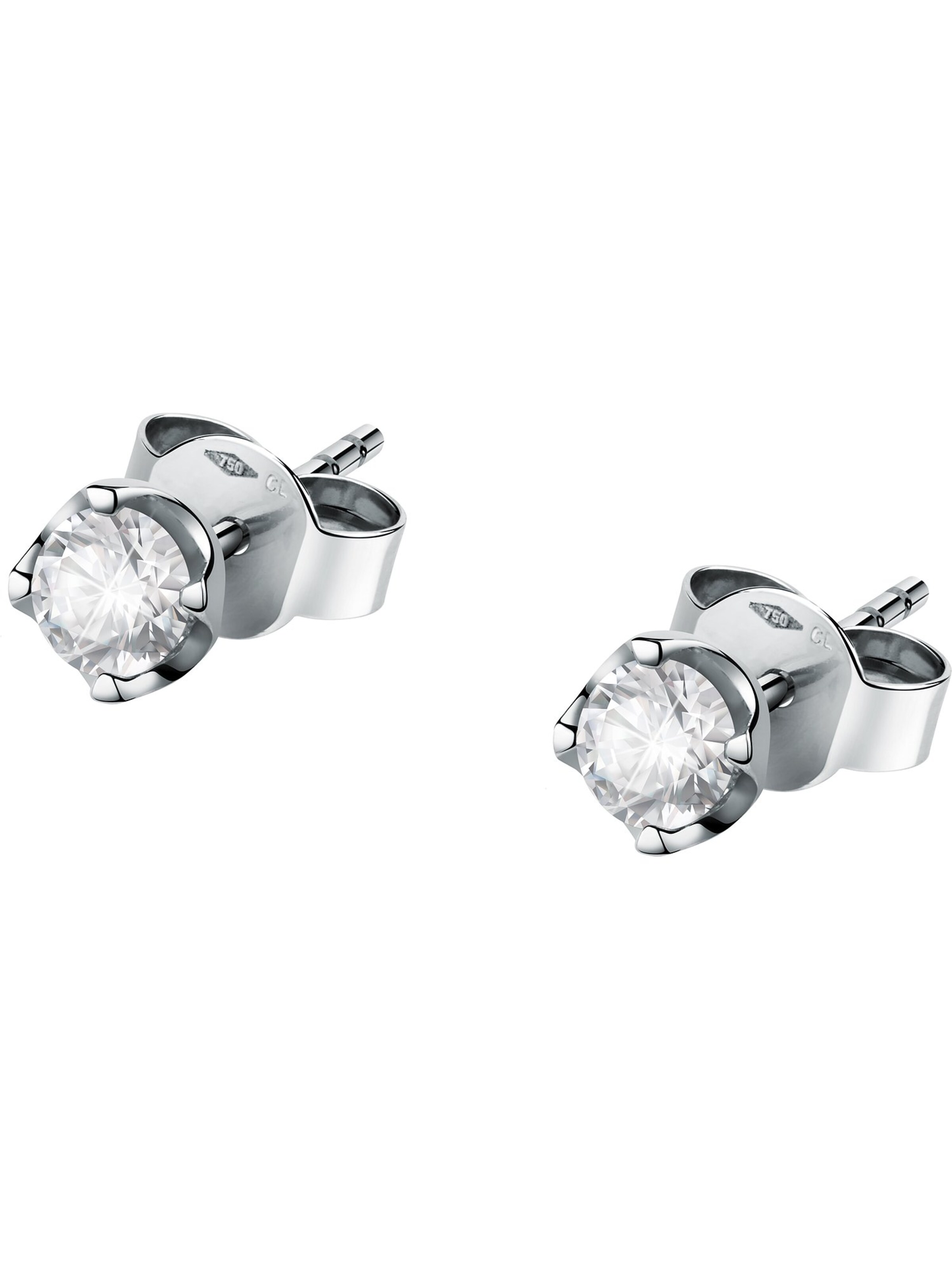 CHRIST Ohrringe in Silber: Vorderseite