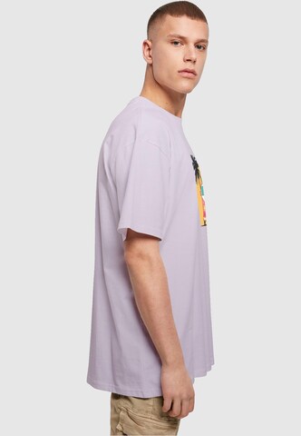 Merchcode Shirt 'Summer - Van' in Purple