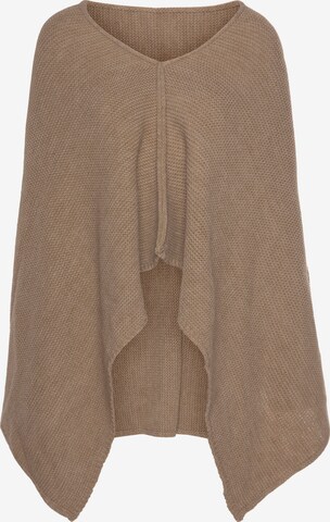 LAURA SCOTT Cape in Brown: front