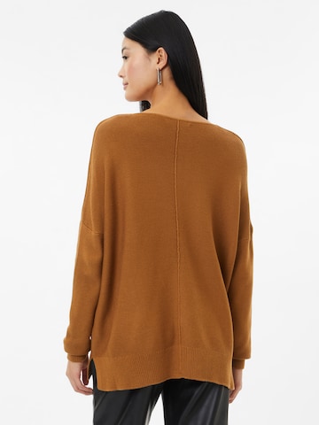 ONLY Sweater 'CLARA' in Brown